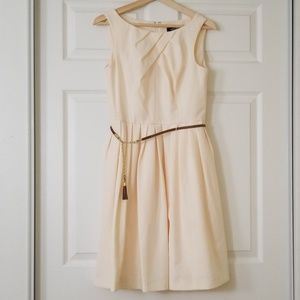 Ivory sleeveless dress